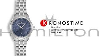 Hamilton Jazzmaster Lady Quartz H32231140 обзор часов - KronosTime.RU