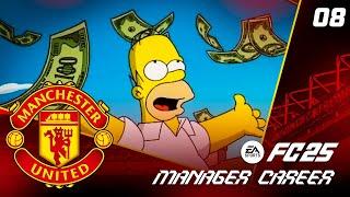 I SPENT OVER 100 MILLION!! FC 25 MANCHESTER UNITED CAREER MODE EP8