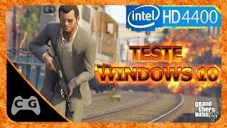 GTA 5 PC Gameplay Intel HD Graphics - Teste Windows 10