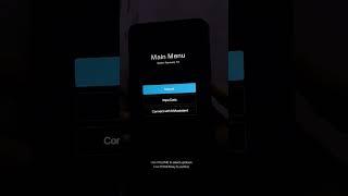 Hp Xiaomi Main menu redmi recovery