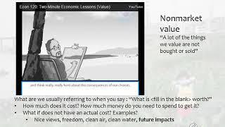 SOC 103 - Lesson 1.5 - Market and Non-Market Value Introduction