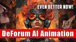 Stunning AI Animation with  Deforum. New features and easy way make animation with it.