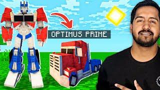 I Added Transformers in Minecraft | Craftformers Prime | Hindi