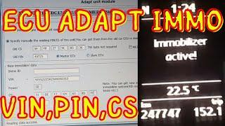 ECU Immo Adapt To Cluster Using VVDI2