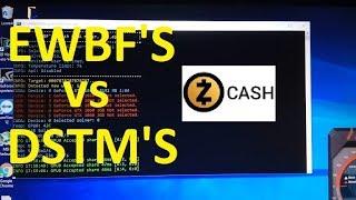 DSTM's Vs. EWBF's Equihash Miner \\ Which is better? HASRATES zcash 