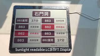 Transflective LCD TFT SUNLIGHT READABLE