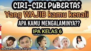 ciri-ciri pubertas anak laki-laki dan perempuan | IPA kelas 6