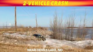 BREAKING NEWS: 2-Vehicle Crash Near Devils Lake, ND