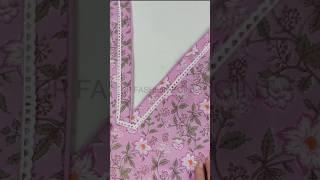 V Neck Design Cutting and Stitching