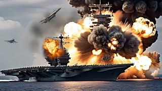 8 minutes ago a Russian aircraft carrier carrying 6,000 tanks and 4,000 advanced aircraft was destro