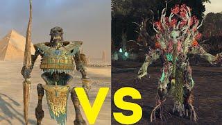 Костяной Великан vs Древолюд Total War Warhammer 2. тесты юнитов v1.4.1.