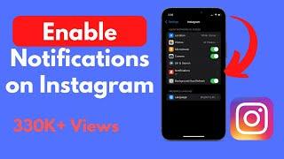 How to Enable Notifications on Instagram iPhone (Updated) | Turn On Notifications on Instagram