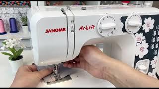 Обзор электромеханической швейной машины Janome Art67