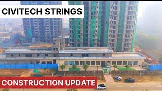 Civitech Strings - Construction Update Sector 12, Greater Noida West #civitech #strings #noidaext