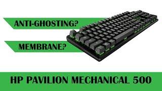 HP Pavilion Wired Mechanical Gaming Keyboard 500 Review | Mechanical Key Test | Anti Ghosting Test