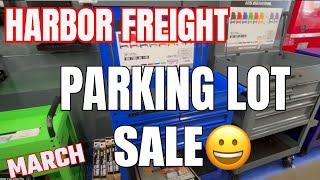 Harbor Freight Leaked Parking Lot Sale in March Amazing Tool Deals!