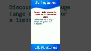 Playstation Summer Sale is Live - Discount are HUGE #shorts