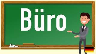 How to pronounce Büro in German