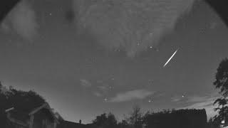 First meteor capture using our home made camera.