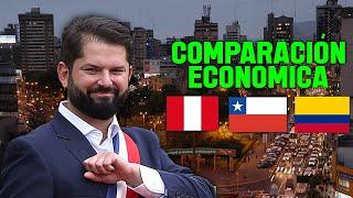 ¿QUÉ PASA SI COMPARAMOS las ECONOMÍAS de PERÚ, CHILE Y COLOMBIA en la actualidad?