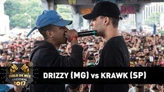 Drizzy [MG] vs Krawk [SP] (Semifinal) - DUELO DE MCS NACIONAL 2017