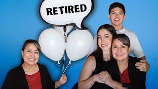 I RETIRED MY MOM  *EMOTIONAL*