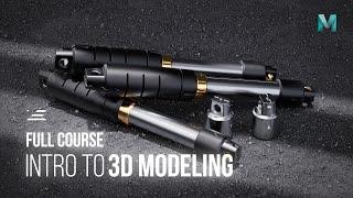 Maya 3D Modeling Tutorial for Beginners (3D Modeling, Rendering & UV Mapping)