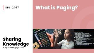 Operating System: What is Paging?