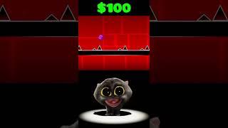 Cube vs sCATman Cheater in Geometry Dash 