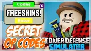 !NEW! (2022)  Roblox Tower Defense Simulator Codes  ALL *PHILIPS* CODES!