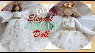 DIY Elegant Angel Doll | How to Make an Angel Tree Topper | Huong Harmon