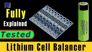 Lithium Battery Cell Balancer Explained charger 18650 and BMS