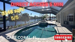 2 BOAT LIFTS DIRECT ACCESS | CAPE CORAL, FL