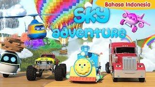 Belajar Bentuk bentuk di Udara bersama Max the Glow Train, Alex the Helicopter and Friends