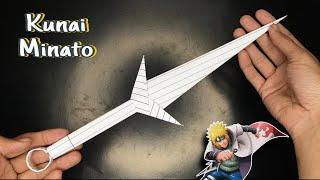 How to make a Paper Kunai MINATO | Origami | paper craft | Kunai Knife | ashraful crafts