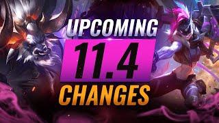 MASSIVE CHANGES: NEW BUFFS & NERFS Coming in Patch 11.4 - League of Legends