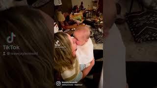 Baby learning to give kisses #motherhood #babygirl #kiss #shorts