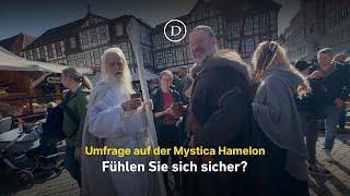 Umfrage auf der Mystica Hamelon: Fühlen Sie sich sicher?