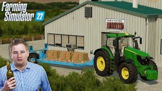 ПРОИЗВОДСТВО ПИВА НЕ ВЫГОДНО | CALMSDEN FARM | Farming Simulator 22 | FS22 | ФС22-#1