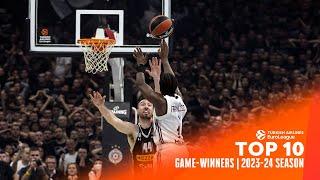 TOP 10 GAME-WINNERS - SPECIAL Moments | 2023-24 Season | Turkish Airlines EuroLeague