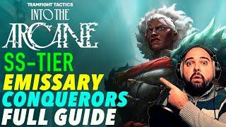 Emissary Conquerors (Full Hyper Roll Guide) Ambessa Carry - Top comp - TFT Set 13 (Into The Arcane)