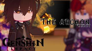 Genshin impact react to archon || ft. fatuiharbingers || genshin impact react