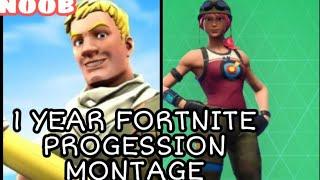 My 1 year Fortnite Progression Montage...