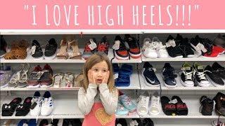 "Dad,  l LOVE high heels!!!"