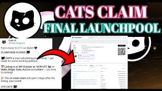 CATS 1 Coin Price  || HOLD OR SELL CATS COINS || Cats Airdrop Withdrawal