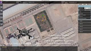 [Gaitech-PSU] Gapter flying in autonomous mission in Prince Sultan University