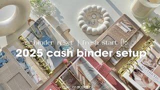 2025 CASH BINDER SETUP | New Zippy Wallet | Cash Envelope System for Beginners