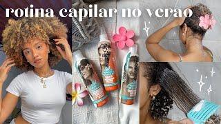 Rotina capilar prática para o verão ️ | sol, mar e piscina da soul power