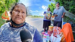 ️VIVEN DE RECOGER LATAS EN LAS CALLES Y HOY RECIBIERON COMIDA Y DINERO GRACIAS A SUSCRIPTORES 