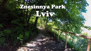 Walking in Znesinnya Park, Lviv (Львів Lwow Lemberg) парк "Знесіння" Прогулянка 2024 | Ukraine 